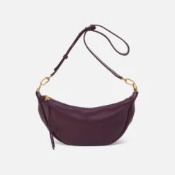 Knox Sling In Pebbled Leather - Ruby Wine