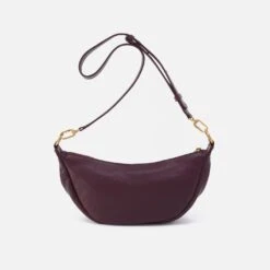 Knox Sling In Pebbled Leather - Ruby Wine -Hobo Sales Store SO 82431RBWN 04