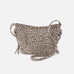 Bonita Crossbody In Printed Leather - Mini Leopard