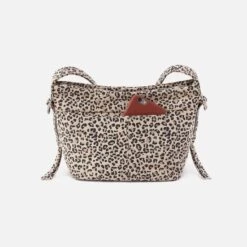 Bonita Crossbody In Printed Leather - Mini Leopard -Hobo Sales Store SO 82432LEOP 04