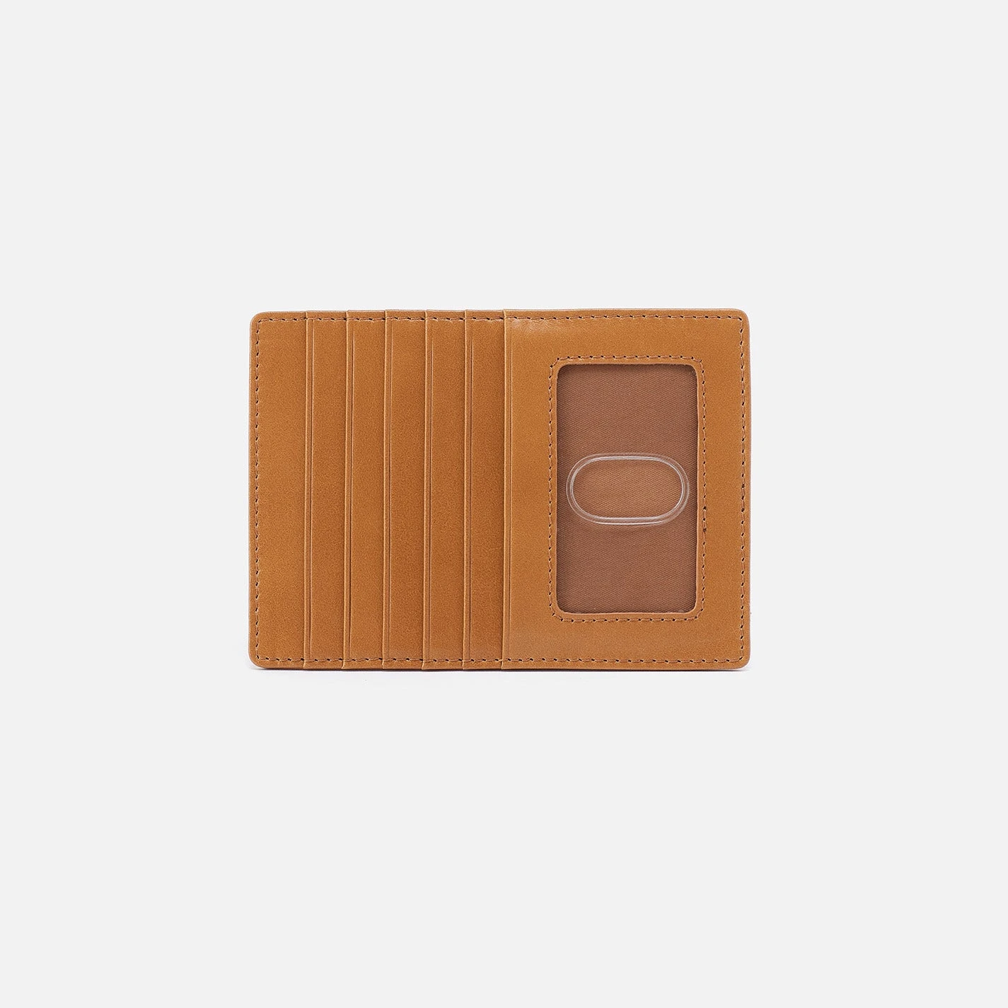 Euro Slide Card Case In Polished Leather - Natural 1 Euro Slide Card Case In Polished Leather - Natural