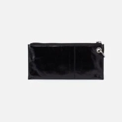 Vida Wristlet In Polished Leather - Black -Hobo Sales Store VI 32185BLK 04 11190100 46d4 485b bd4b 47d5336b043b