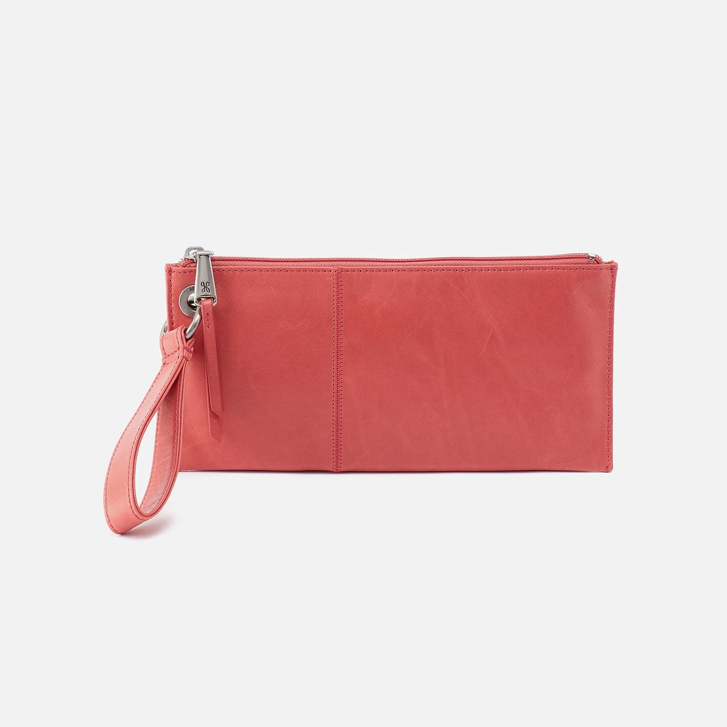 Vida Wristlet In Polished Leather - Cherry Blossom 1 Vida Wristlet In Polished Leather - Cherry Blossom