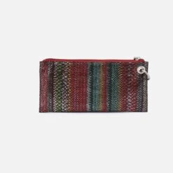 Vida Wristlet In Printed Leather - Holiday Stripe -Hobo Sales Store VI 32185HSTR 04