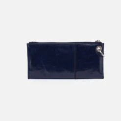 Vida Wristlet In Polished Leather - Nightshade -Hobo Sales Store VI 32185NSHD 03