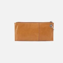 Vida Wristlet In Polished Leather - Natural -Hobo Sales Store VI 32185NTRL 04