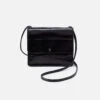 Jill Wallet Crossbody In Polished Leather - Black