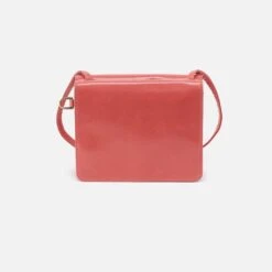 Jill Wallet Crossbody In Polished Leather - Cherry Blossom 9 Jill Wallet Crossbody In Polished Leather - Cherry Blossom -Hobo Sales Store VI 32471CHBL 05