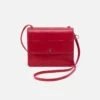 Jill Wallet Crossbody In Polished Leather - Claret