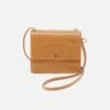 Jill Wallet Crossbody In Polished Leather - Natural
