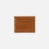 Max Card Case In Polished Leather - Truffle