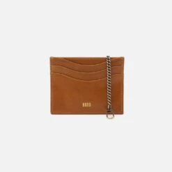 Max Card Case In Polished Leather - Truffle -Hobo Sales Store VI 32479TRUF 03 44c695c2 ac40 43b9 9f5c b17b8fdad159