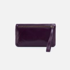 Lauren Wristlet In Polished Leather - Deep Purple -Hobo Sales Store VI 32513DPRP 04