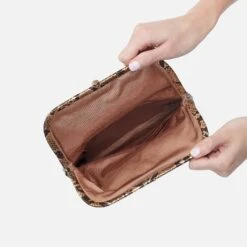 Lauren Wristlet In Printed Leather - Golden Snake -Hobo Sales Store VI 32513GDSN 03