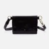 Winn Belt Bag In Polished Leather - Black
