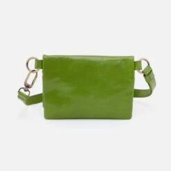 Winn Belt Bag In Polished Leather - Garden Green -Hobo Sales Store VI 32518GDGR 05
