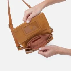 Winn Belt Bag In Polished Leather - Natural -Hobo Sales Store VI 32518NTRL 03