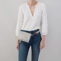 Winn Belt Bag In Polished Leather - Natural -Hobo Sales Store VI 32518NTRL 04