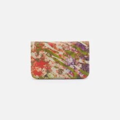 Hobo Sales Store 33 Jill Mini Card Case In Printed Leather - Tropic Print