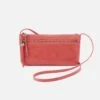 Cara Crossbody In Polished Leather - Cherry Blossom