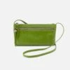 Cara Crossbody In Polished Leather - Garden Green