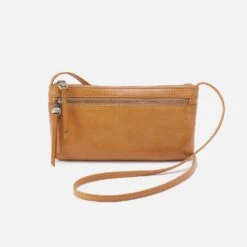 Cara Crossbody In Polished Leather - Natural