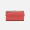 Lauren Clutch-Wallet In Polished Leather - Cherry Blossom