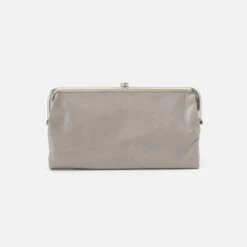 Lauren Clutch-Wallet In Polished Leather - Driftwood -Hobo Sales Store VI 3385DRFT 04 36f2dc14 567c 4856 a19f 799792d29d86