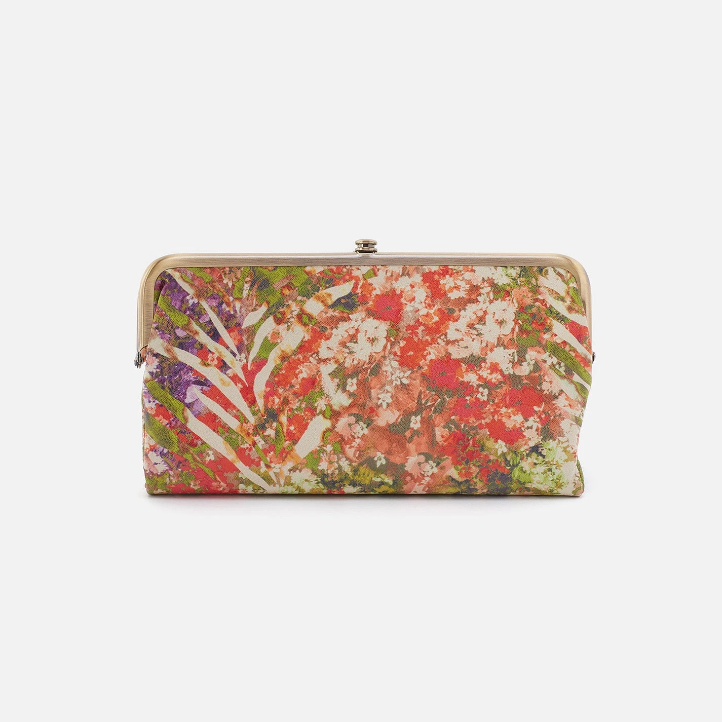 Lauren Clutch-Wallet In Printed Leather - Tropic Print 7 Lauren Clutch-Wallet In Printed Leather - Tropic Print - Image 7