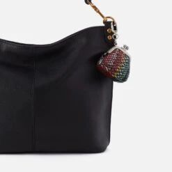 Run Frame Pouch In Printed Leather - Holiday Stripe -Hobo Sales Store VI 34021HSTR 05