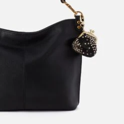 Run Frame Pouch In Polished Leather - Shooting Stars -Hobo Sales Store VI 34021SHST 05