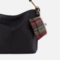 Cheer Frame Pouch In Printed Leather - Holiday Stripe -Hobo Sales Store VI 34033HSTR 04