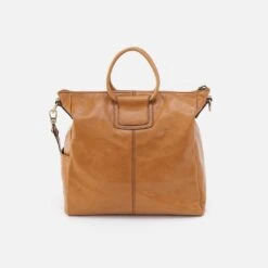 Sheila Large Satchel In Polished Leather - Natural 9 Sheila Large Satchel In Polished Leather - Natural -Hobo Sales Store VI 35019NTRL 04