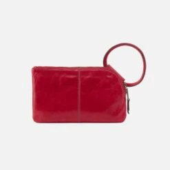 Sable Wristlet In Polished Leather - Claret 11 Sable Wristlet In Polished Leather - Claret -Hobo Sales Store VI 35036CLRT 04