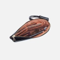 Sable Wristlet In Printed Leather - Silver Galaxy 13 Sable Wristlet In Printed Leather - Silver Galaxy -Hobo Sales Store VI 35036GLXY 01b