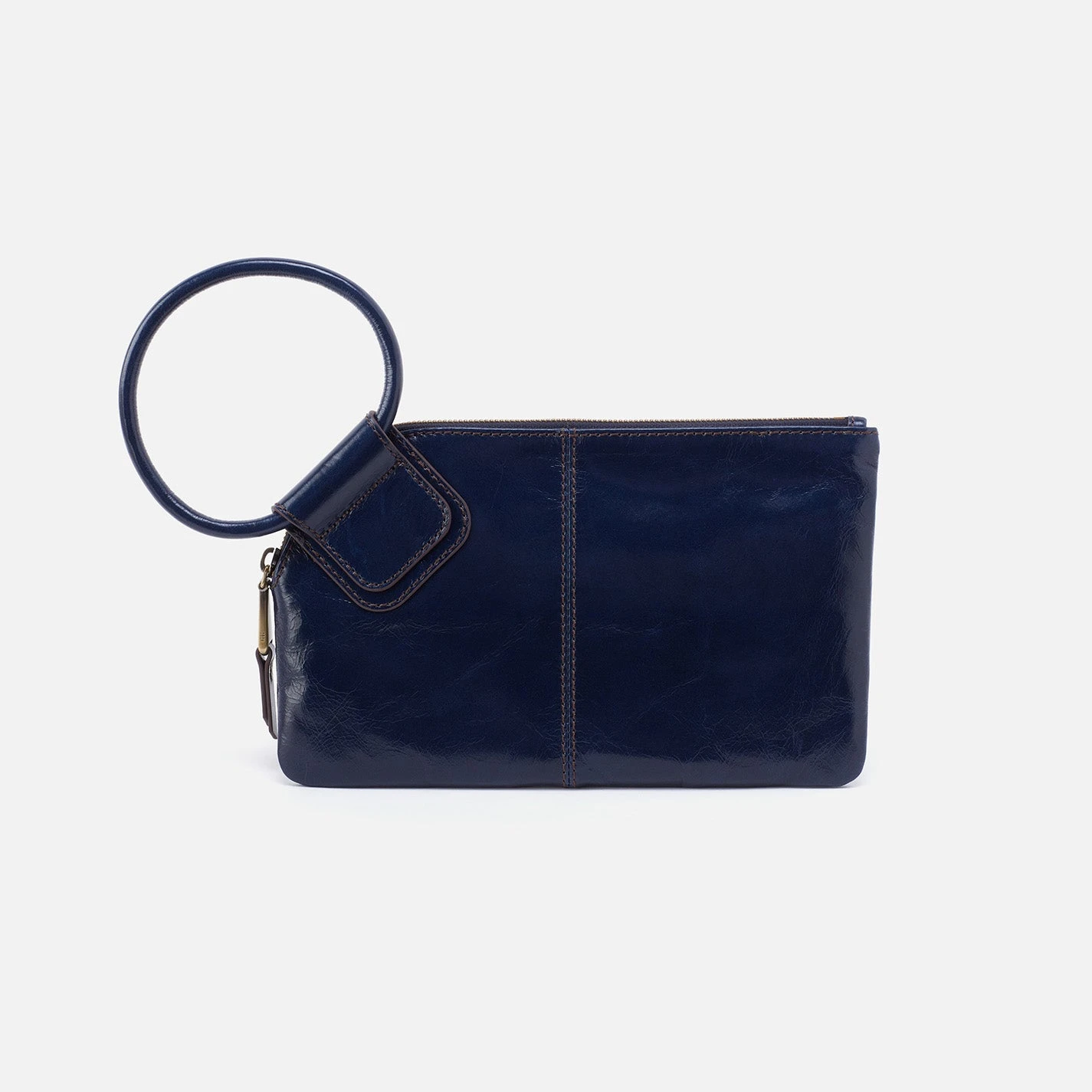 Sable Wristlet In Polished Leather - Nightshade 1 Sable Wristlet In Polished Leather - Nightshade