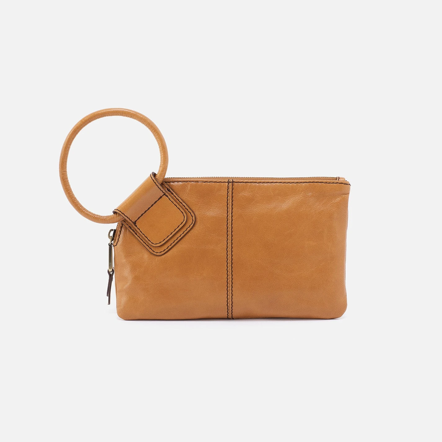 Sable Wristlet In Polished Leather - Natural 1 Sable Wristlet In Polished Leather - Natural