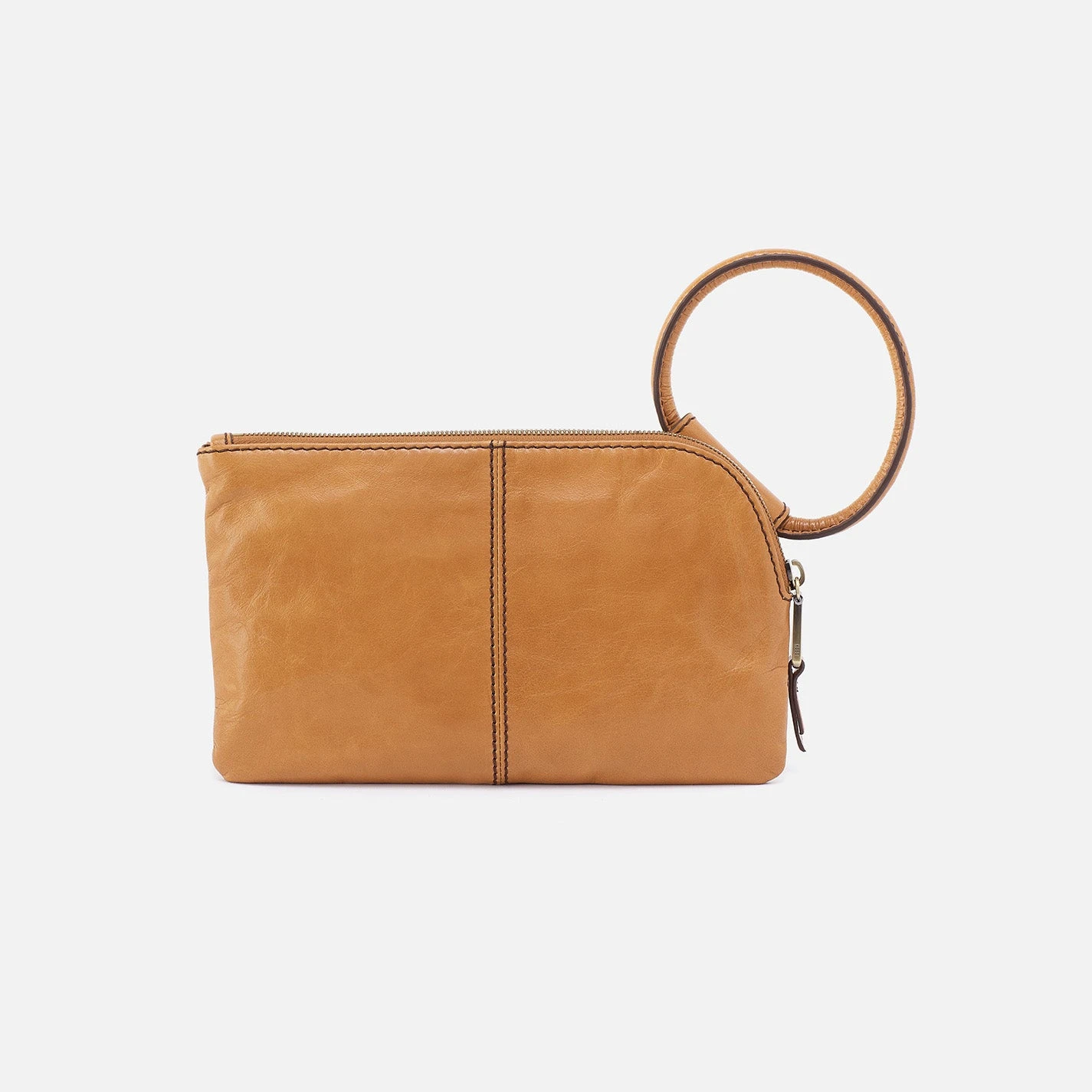 Sable Wristlet In Polished Leather - Natural 5 Sable Wristlet In Polished Leather - Natural - Image 5