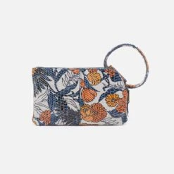 Sable Wristlet In Printed Leather - Orange Blossom -Hobo Sales Store VI 35036OBLM 04