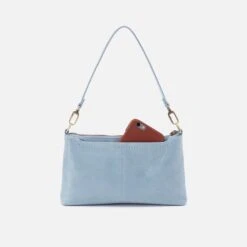 Darcy Crossbody In Polished Leather - Cornflower -Hobo Sales Store VI 35810CFLW 06