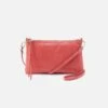 Darcy Crossbody In Polished Leather - Cherry Blossom