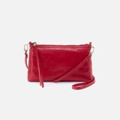 Darcy Crossbody In Polished Leather - Claret