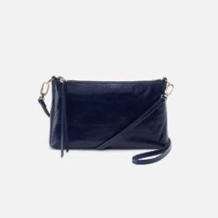 Darcy Crossbody In Polished Leather - Nightshade