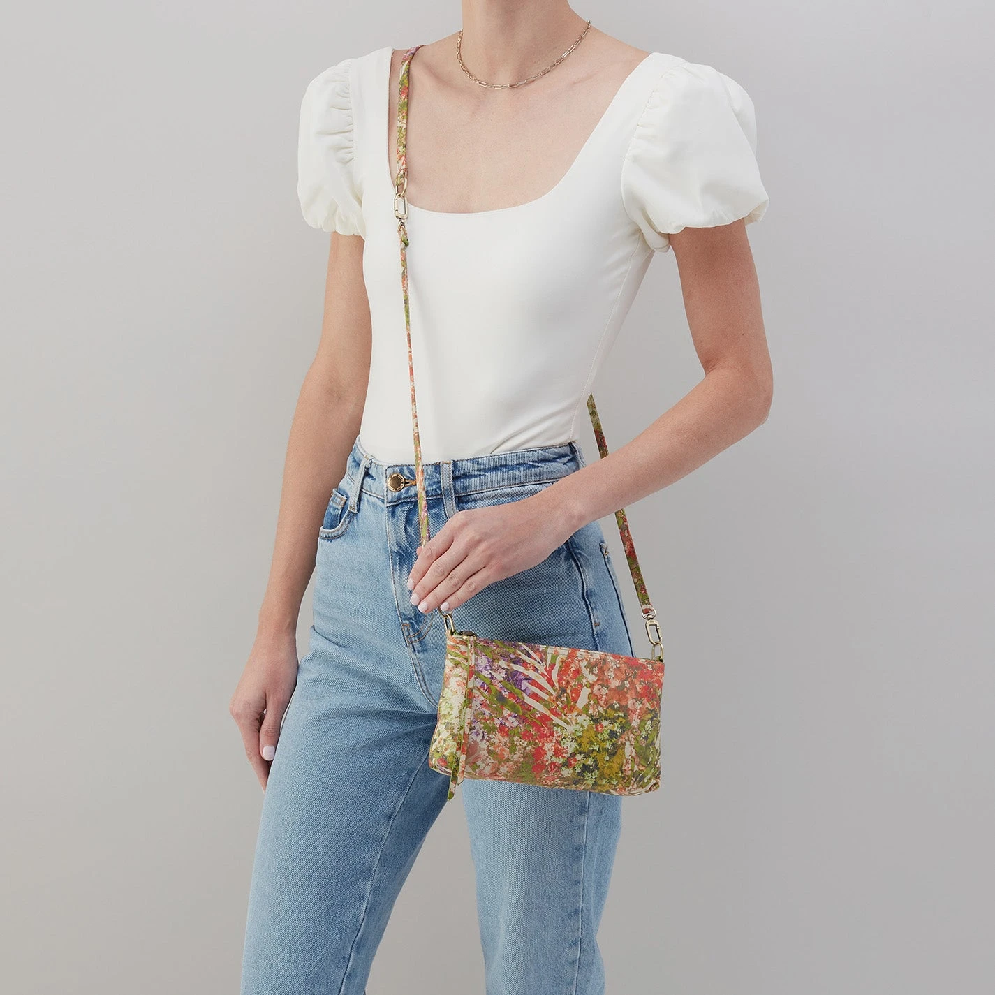 Darcy Crossbody In Printed Leather - Tropic Print 2 Darcy Crossbody In Printed Leather - Tropic Print - Image 2