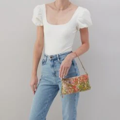 Darcy Crossbody In Printed Leather - Tropic Print 10 Darcy Crossbody In Printed Leather - Tropic Print -Hobo Sales Store VI 35810TRPC 04