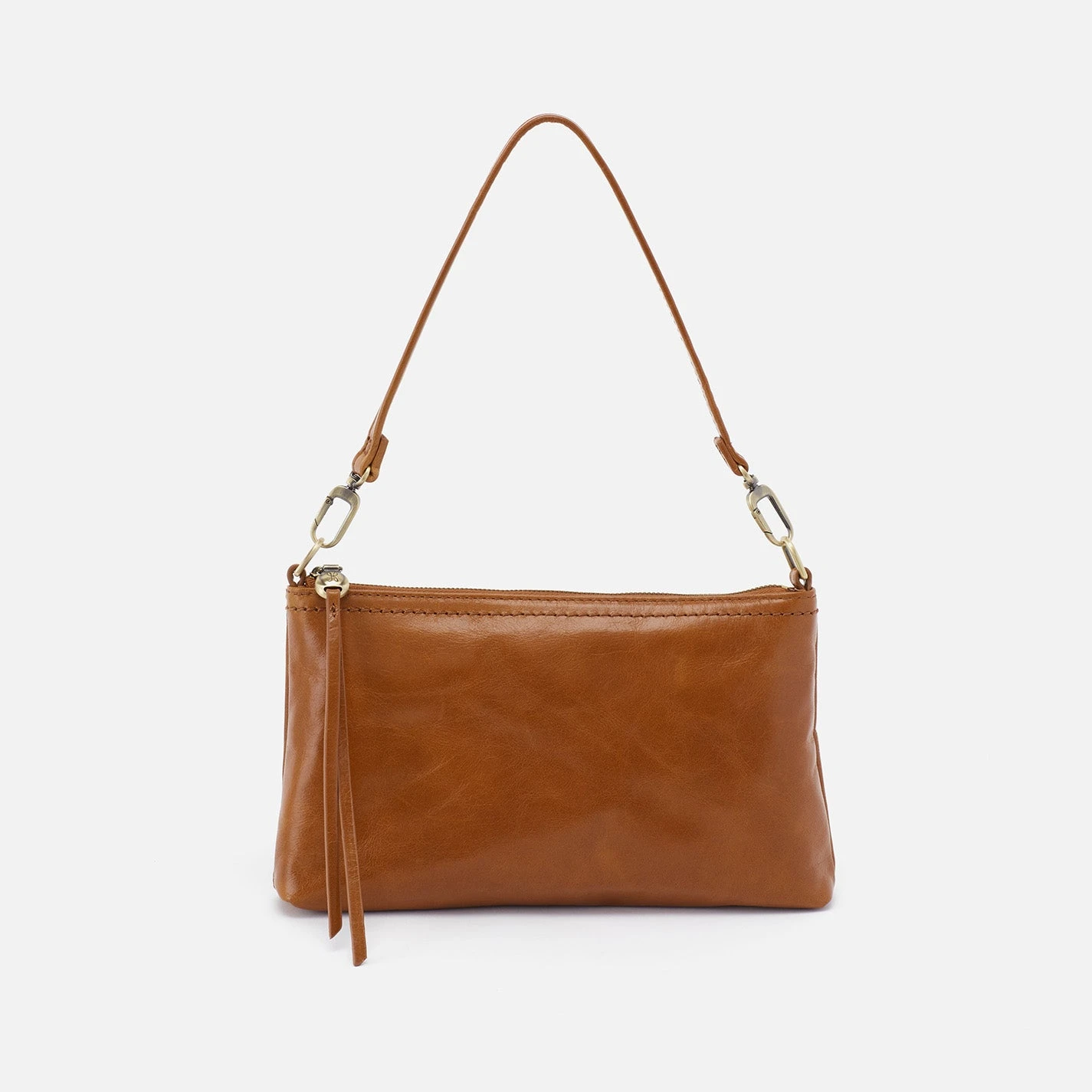 Darcy Crossbody In Polished Leather - Truffle 7 Darcy Crossbody In Polished Leather - Truffle - Image 7