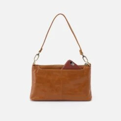 Darcy Crossbody In Polished Leather - Truffle 15 Darcy Crossbody In Polished Leather - Truffle -Hobo Sales Store VI 35810TRUF 07