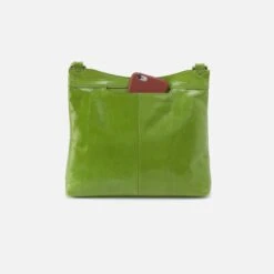 Cambel Crossbody In Polished Leather - Garden Green 7 Cambel Crossbody In Polished Leather - Garden Green -Hobo Sales Store VI 35816GDGR 04