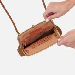 Lana Crossbody In Polished Leather - Truffle -Hobo Sales Store VI 35817TRUF 03 55e7659f 52b8 42ee b894 bf5876d2e8c7