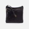Cambel Large Crossbody In Polished Leather - Black